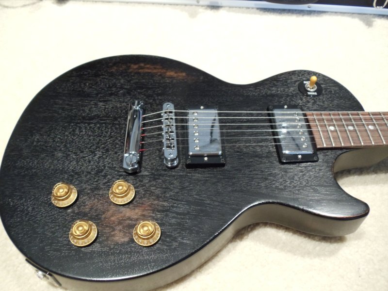 2002 Gibson Les Paul Special Faded Ebony - Gibson USA - Gibson 2002 Gibson Les Paul Special Faded Ebony - Gibson USA - Gibson